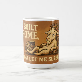 Café Caneca de Bode Eu Construí Roma