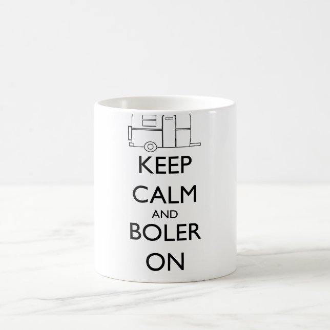 Café Caneca de Boler - mantenha a calma e o Boler sobre (Centro)