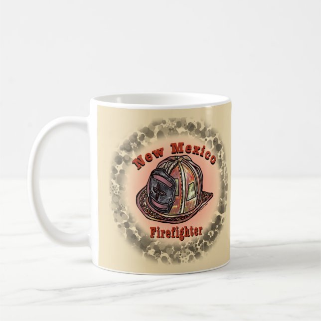 Café caneca de Bombeiro do Novo México (Esquerda)