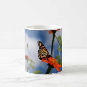 Café Caneca de borboleta monarca