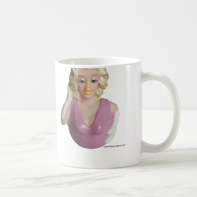 Café Caneca de borracha do pato de CelebriDucks Marilyn (Direita)