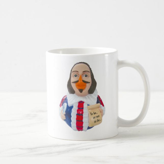 Café Caneca de borracha do pato de William Shakespeare (Direita)