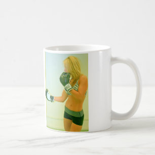 Café Caneca de boxe feminina