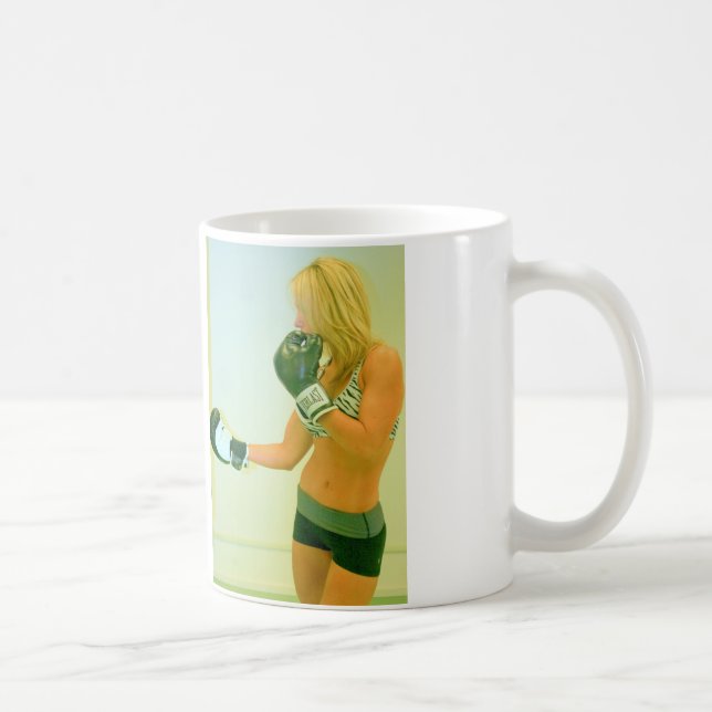Café Caneca de boxe feminina (Direita)