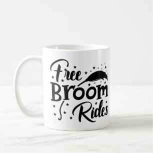 Café Caneca de Bruxa Engraçada Viagens de Vassoura Grát