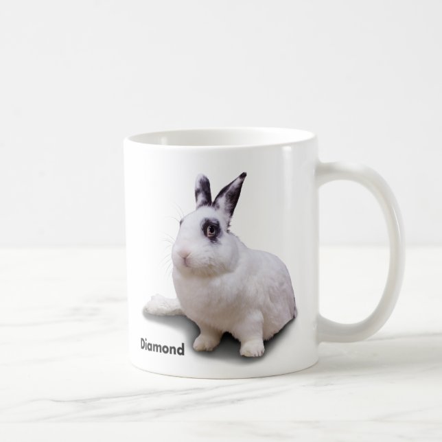 Café Caneca de BunnyLuv que caracteriza o diamante (Direita)