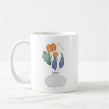 Caneca de Buquê Minimalista