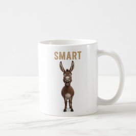 Café Caneca de Burro Inteligente Engraçado