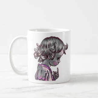 Café Caneca de Cabelo Curvo