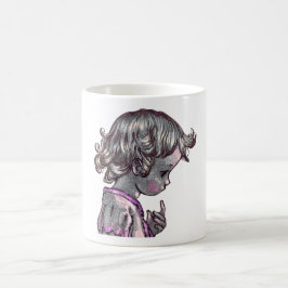 Café Caneca de Cabelo Curvo