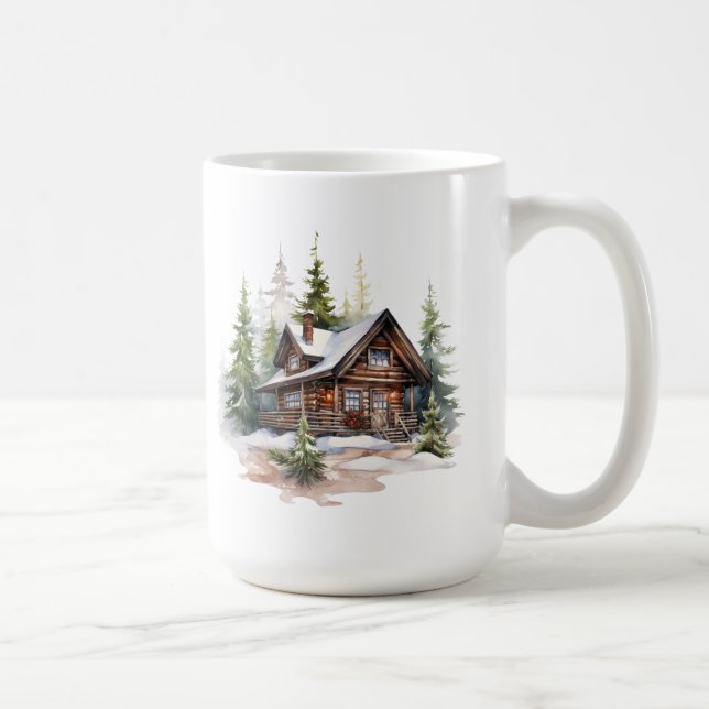 Café Caneca de Cabine de Natal (Direita)