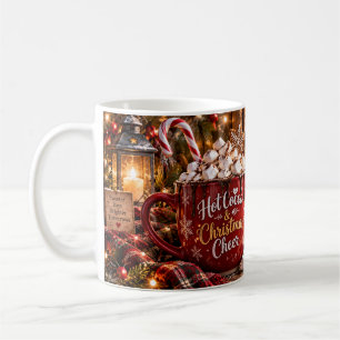 Café Caneca de Cacau Quente e Alegria de Natal