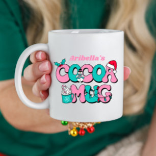 Café Caneca de Cacau Quente Personalizada para Crianças