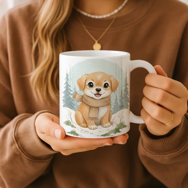 Café Caneca de Cachorrinho, Presente de Cachorro em Aqu (Criador carregado)