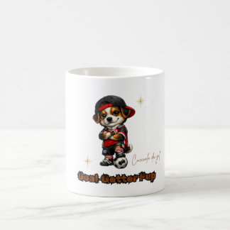 Café Caneca de Cachorro de Futebol