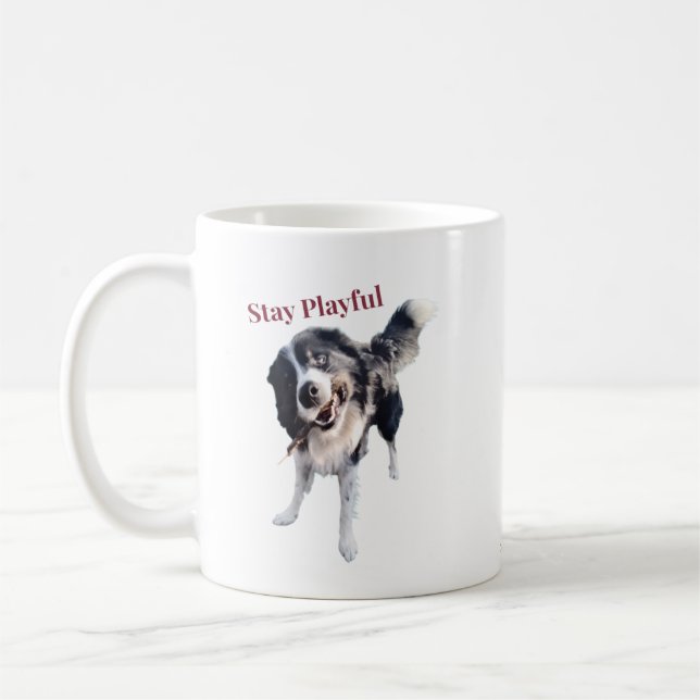 Café Caneca de Cachorro Divertido (Esquerda)