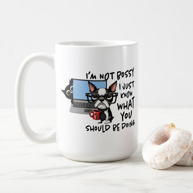 Café Caneca de Cachorro Engraçado (Com Donut)