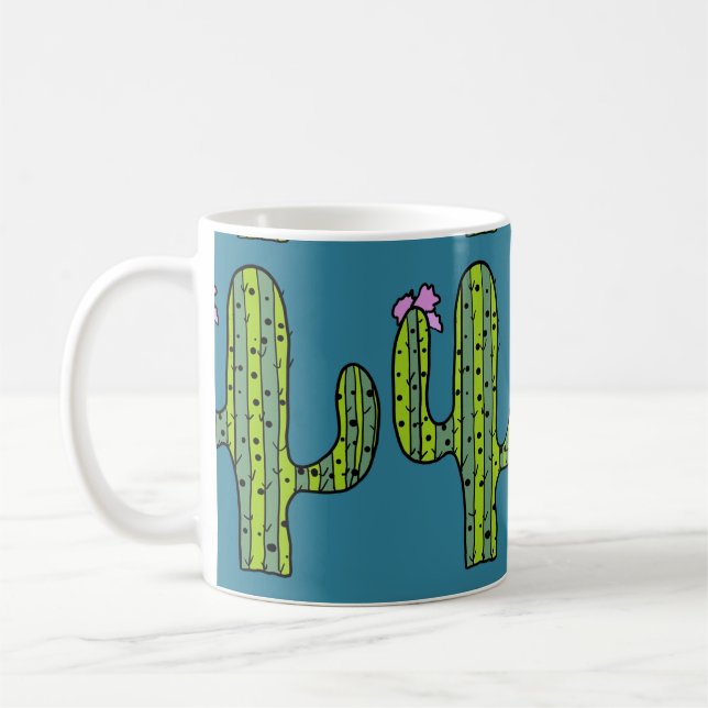 Café Caneca de cacto alto e picante (Esquerda)
