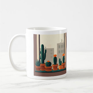 Café Caneca de cacto do jardineiro da cidade