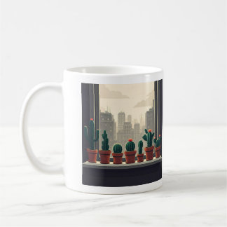 Café Caneca de cacto do jardineiro da cidade