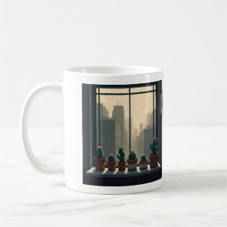 Café Caneca de cacto do jardineiro da cidade