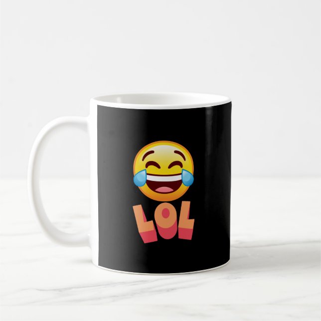 Café Caneca de café, LOL, Rindo de emoji (Esquerda)
