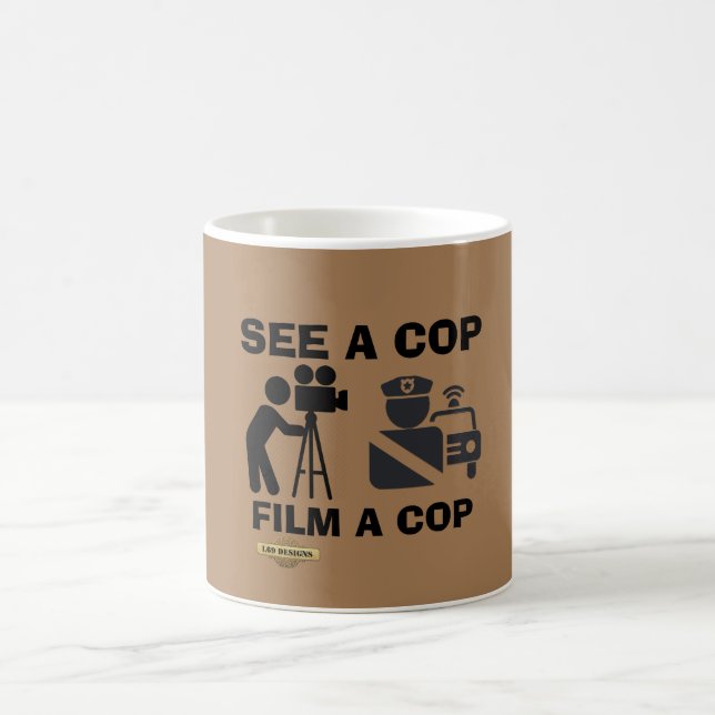 Café caneca de café"VER UM FILME COP A COP" (Centro)