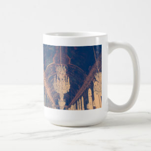 Café Caneca de candelabro elegante e vintage