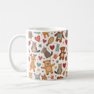 Café Caneca de caráter animal