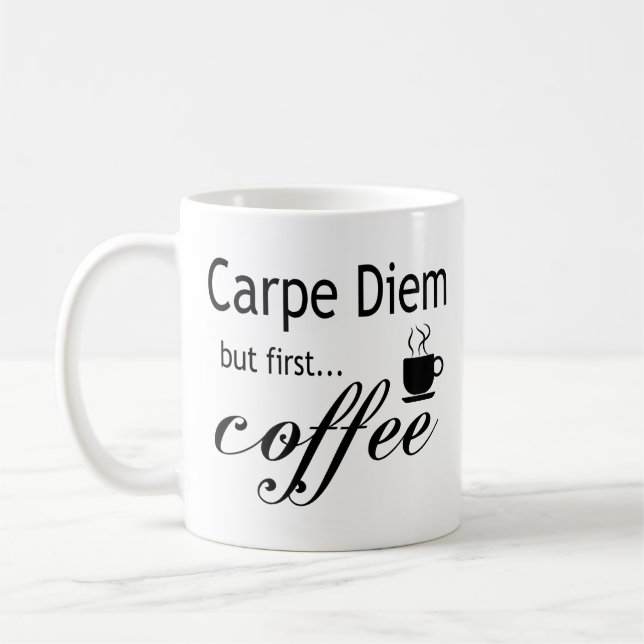 Café Caneca de Carpe Diem (Esquerda)