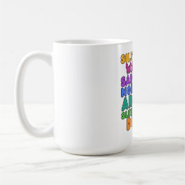 Café Caneca de Carta de Bolha Arco-Íris das Dunas de Ar