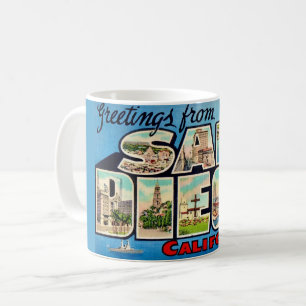 Café Caneca de Cartão de Boas-Vindas de San Diego
