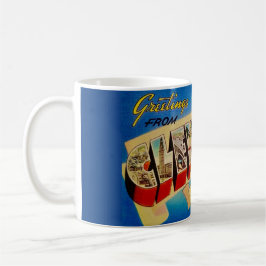 Café Caneca de cartão-postal antigo de Cleveland Ohio