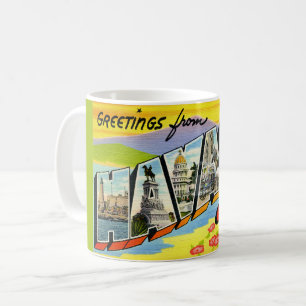 Café Caneca de cartão postal de Havana Cuba
