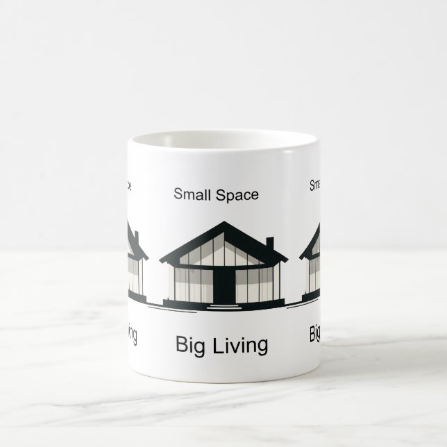Café Caneca de Casa Pequena Moderna Pequeno Espaço Gran (Centro)