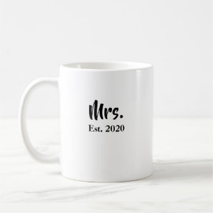 Café Caneca de Casamento Ano de Fundação Sra.