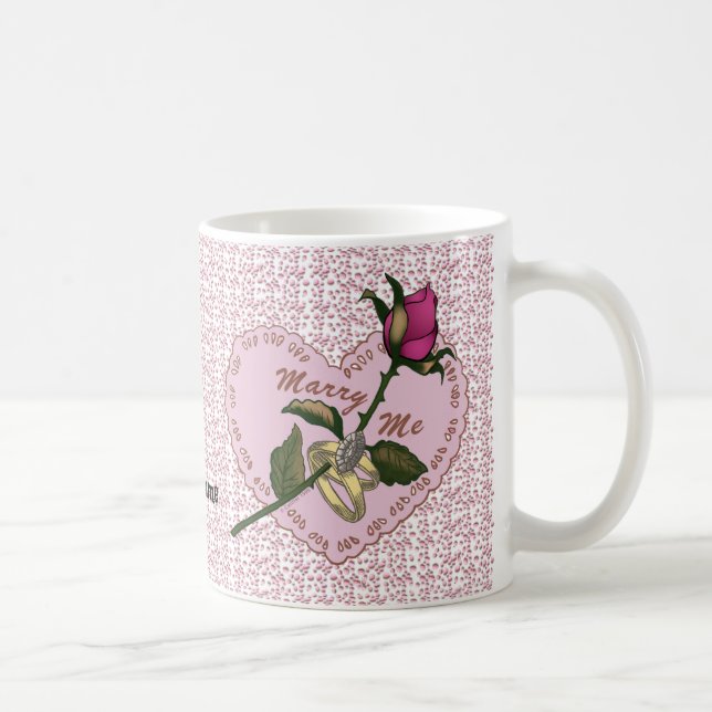 Café Caneca de casamento Casar Comigo (Direita)