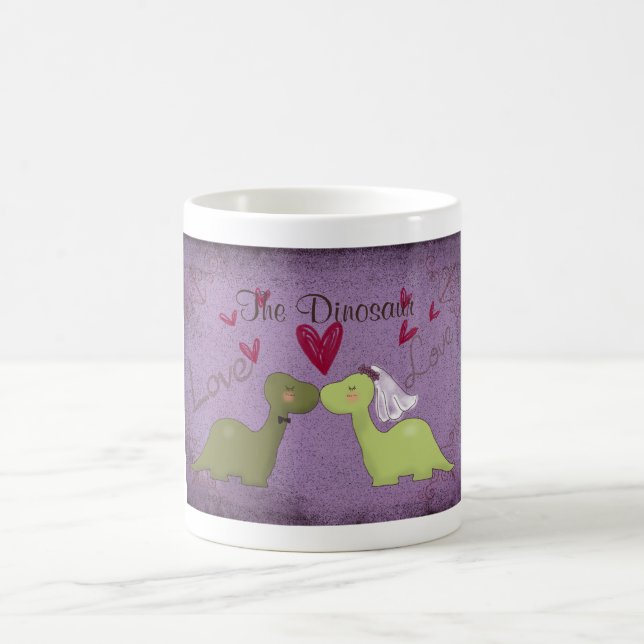 Café Caneca De Casamento De Dinossauro (Dinossauro) (Centro)