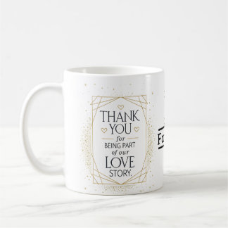 Café Caneca de Casamento Personalizada