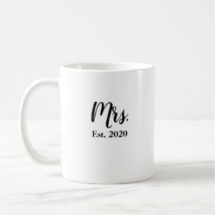 Café Caneca de Casamento Sra Noiva Estabelecida 2020