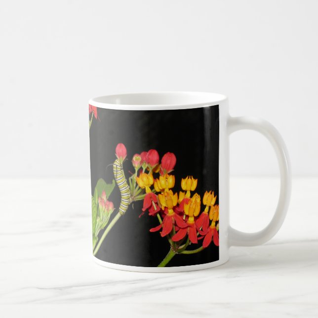 Café Caneca de Caterpillar 11oz, arte do lobo de Steven (Direita)