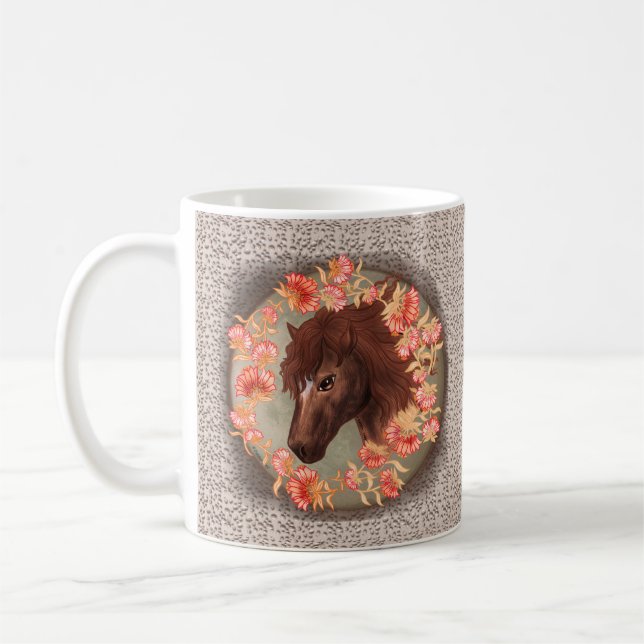 Café Caneca de Cavalo Castanho Bellflower (Esquerda)