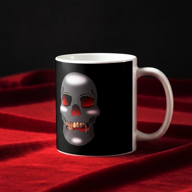 Café Caneca de caveira sorridente (Criador carregado)