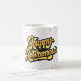 Café Caneca de Celebração de Aposentadoria Feliz