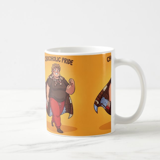 Café Caneca de Celebração do Dia Mundial do Chocolate (Direita)