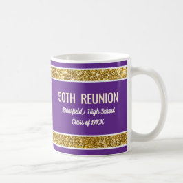 Café Caneca de celebração personalizada de 50º aniversá