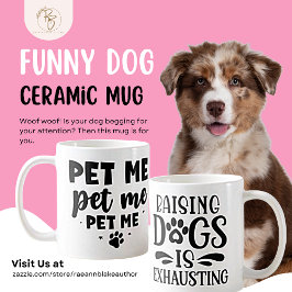 Café Caneca de Cerâmica 'Acaricie-me' para Amantes de C