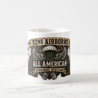 Café Caneca de Cerâmica All American 82ª Aerotransporta