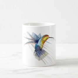 Café Caneca de Cerâmica Beija-flor Elegante