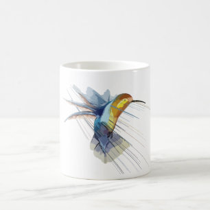 Café Caneca de Cerâmica Beija-flor Elegante